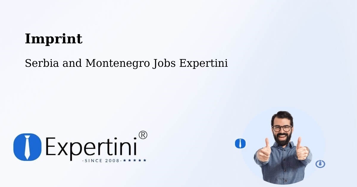 Imprint – Saint Mathieu - Serbia and Montenegro Jobs Expertini