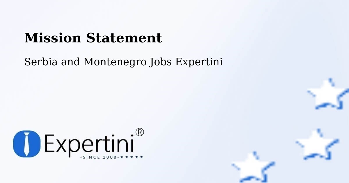 Corporate Mission – Saint Mathieu - Serbia and Montenegro Jobs Expertini